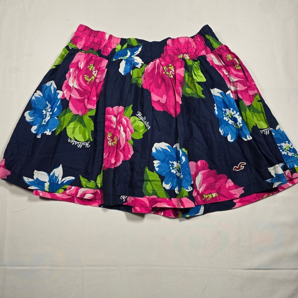 Hollister Womens Small Floral Mini Skirt ‎ Tropical summer coquette fairy